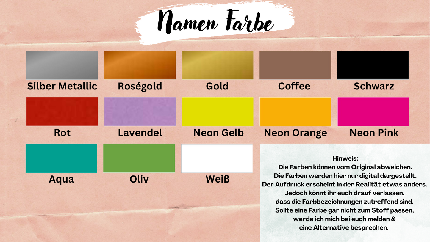 Halsband mit Namensaufdruck Individuell