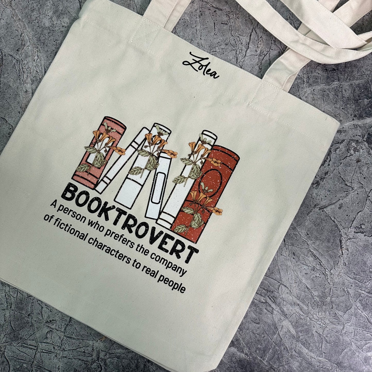 AKTION Tote Bag "Booktrovert"