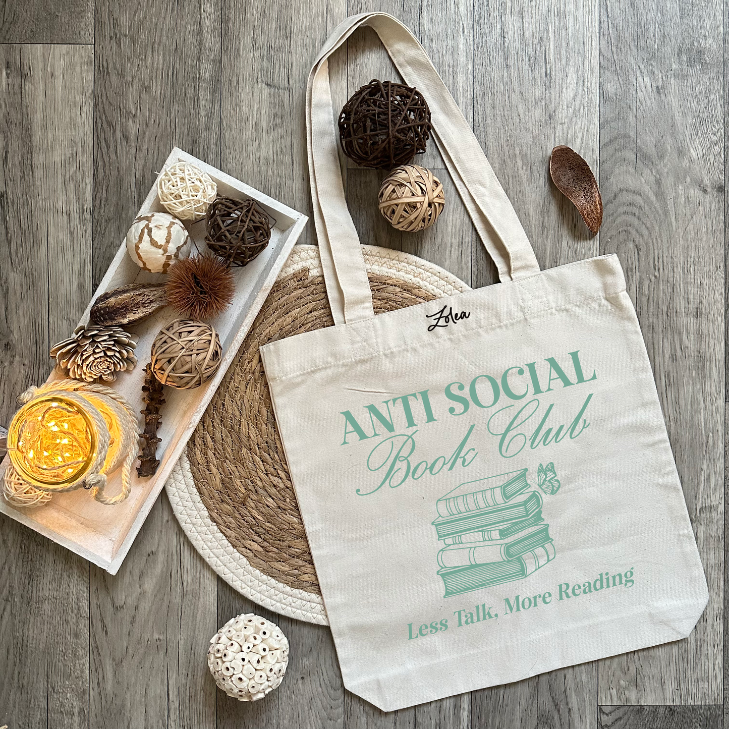 Tote Bag "Anti Social Book Club"