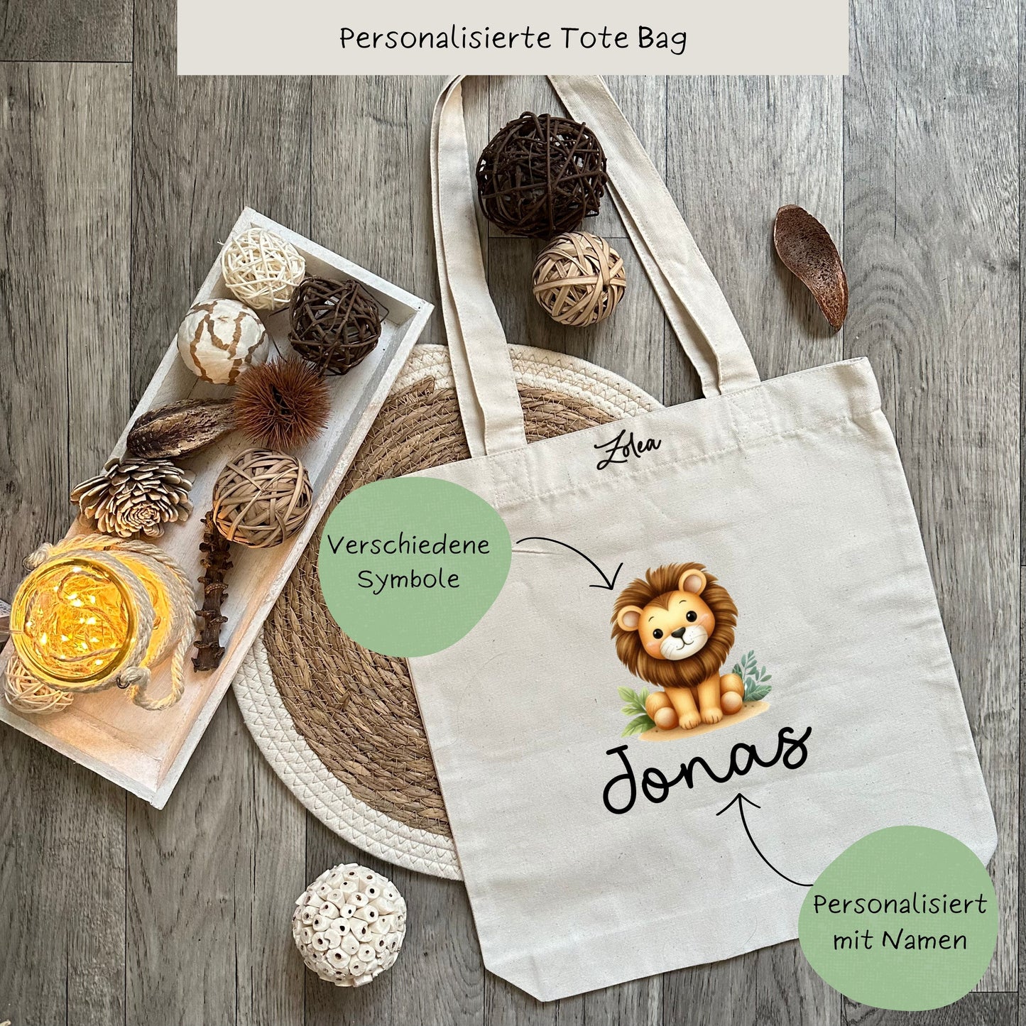 Tote Bag "Kinder" PERSONALISIERT
