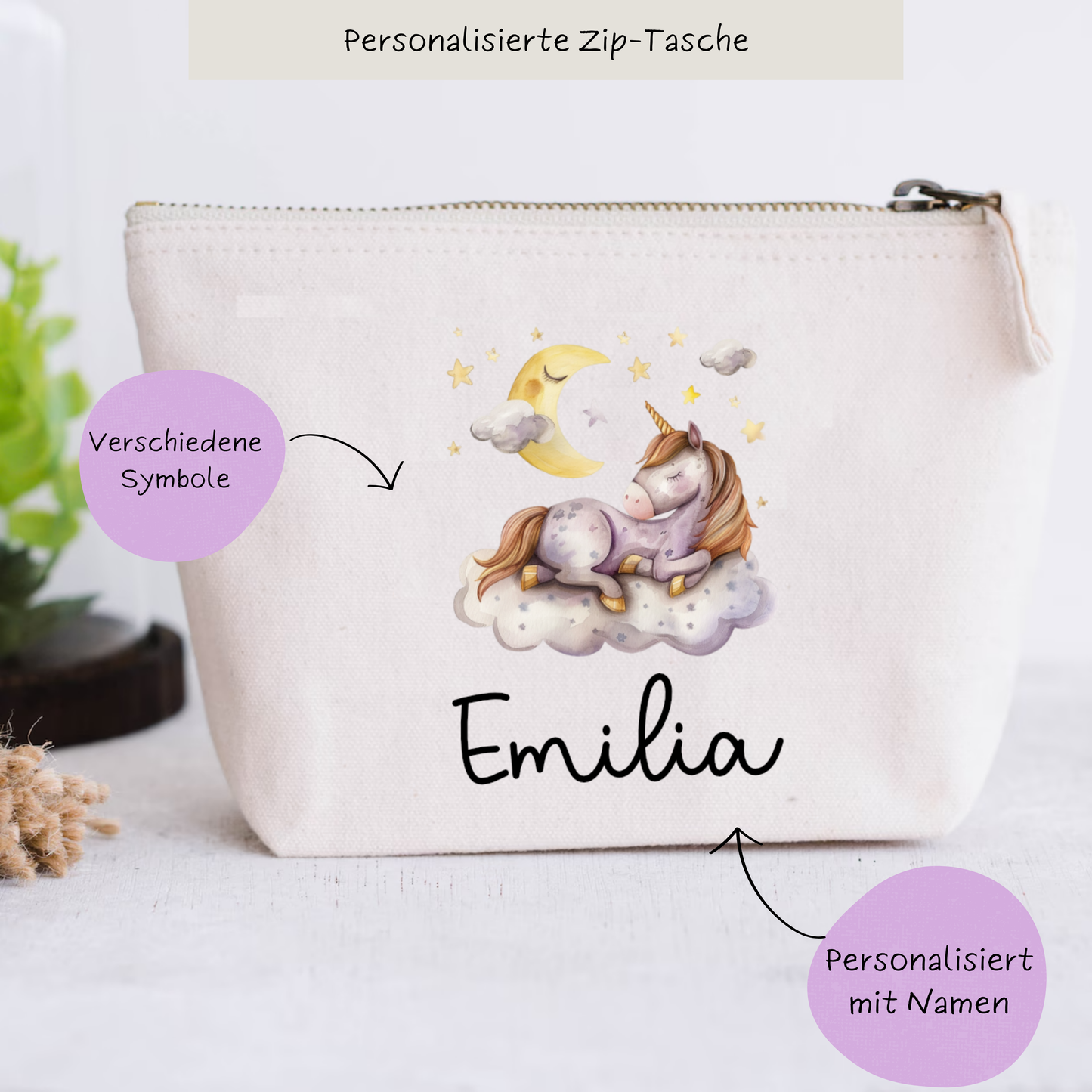 Zip-Tasche "Kinder" PERSONALISIERT