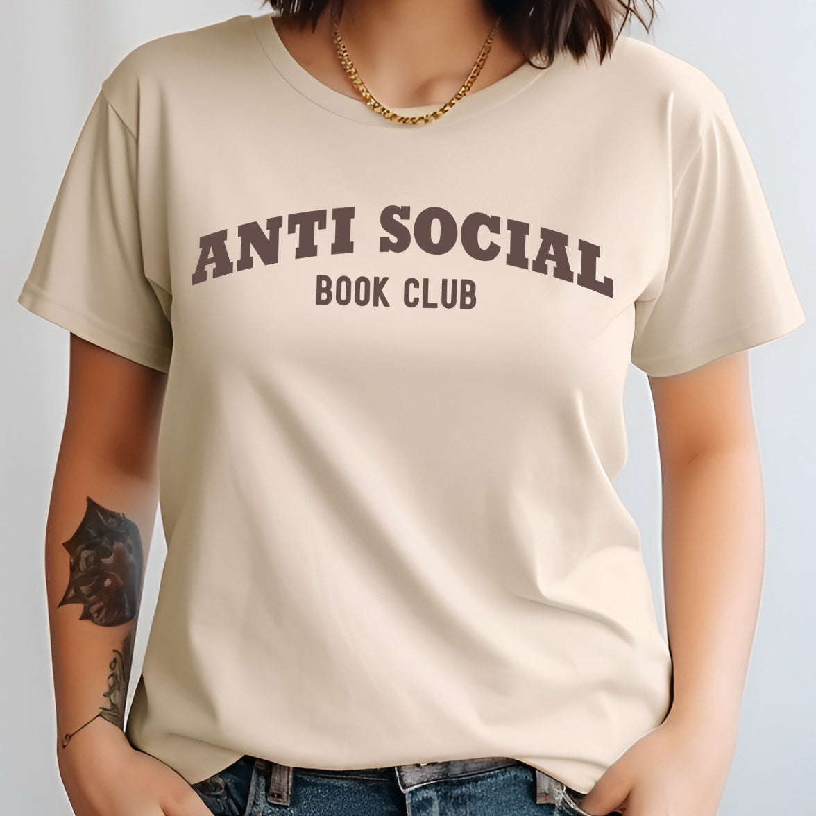 Shirt "Anti Social Book Club"