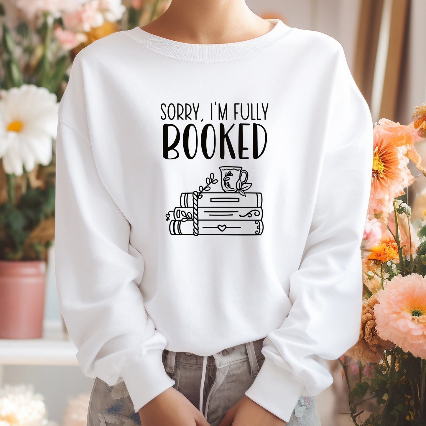 Sweatshirt "Booked"