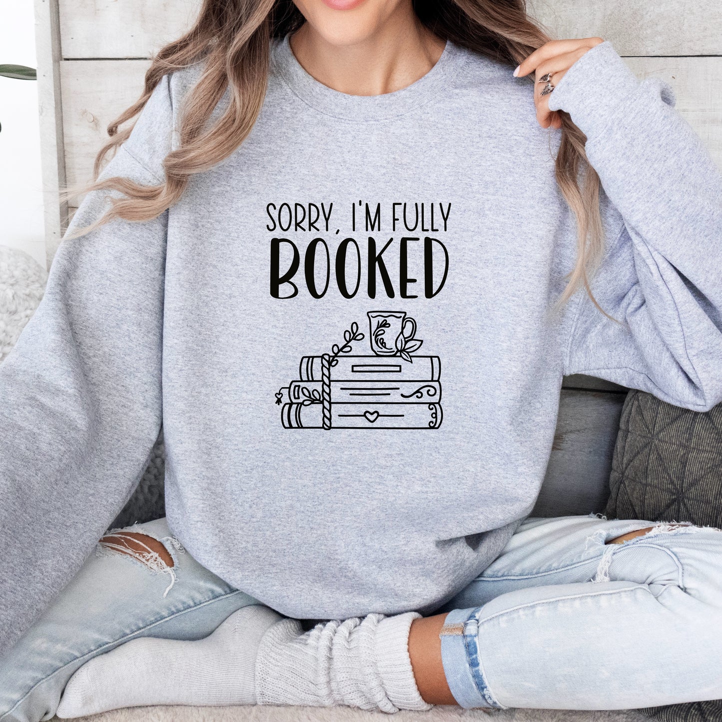 Sweatshirt "Booked"