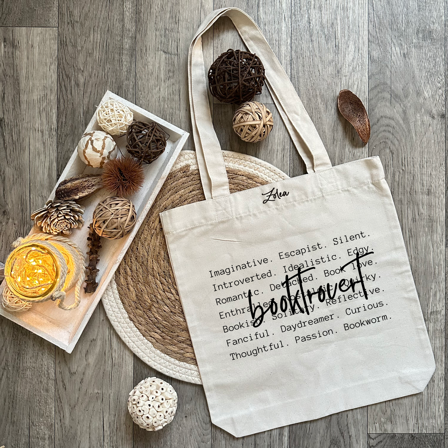 Tote Bag "Booktrovert"