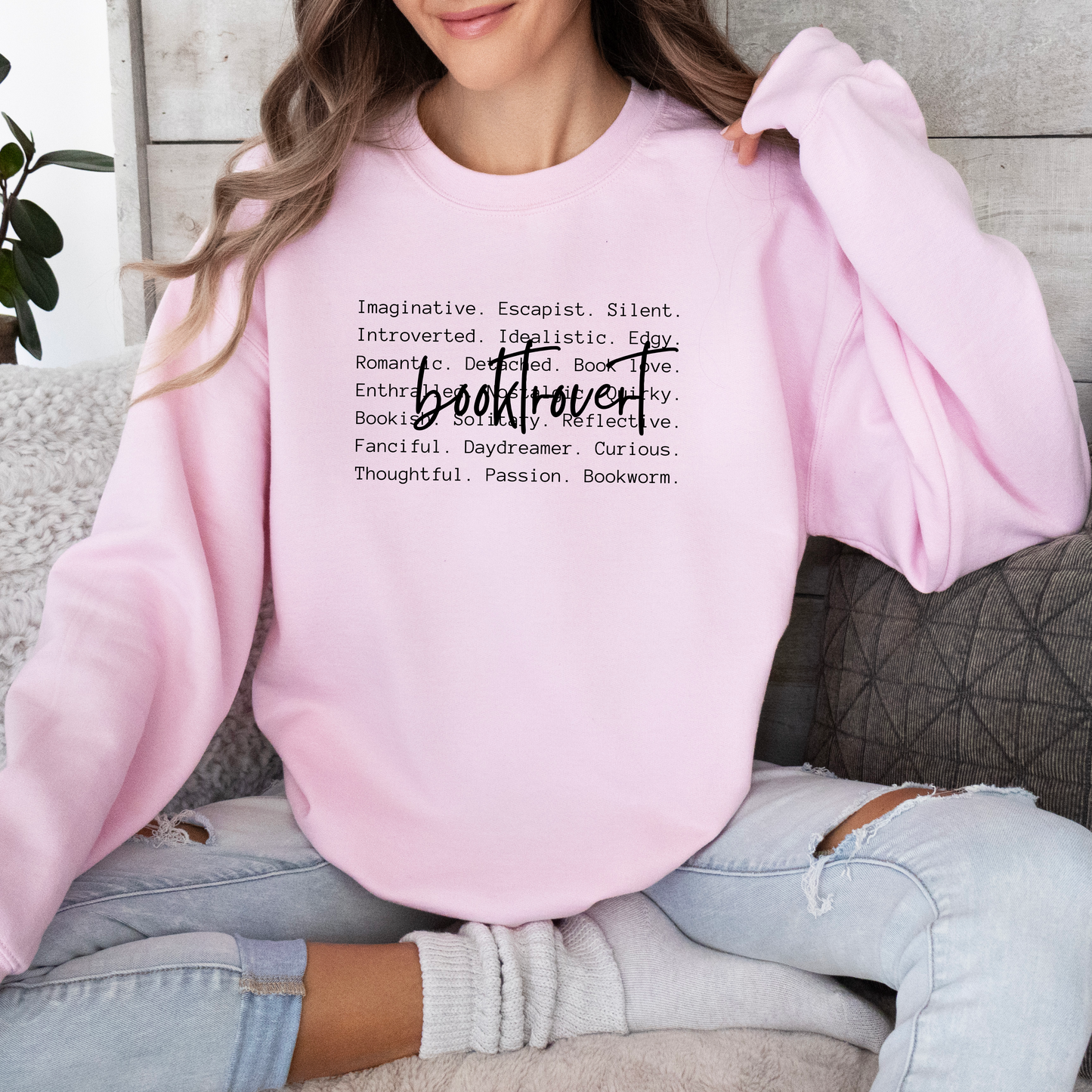 Sweatshirt "Booktrovert"