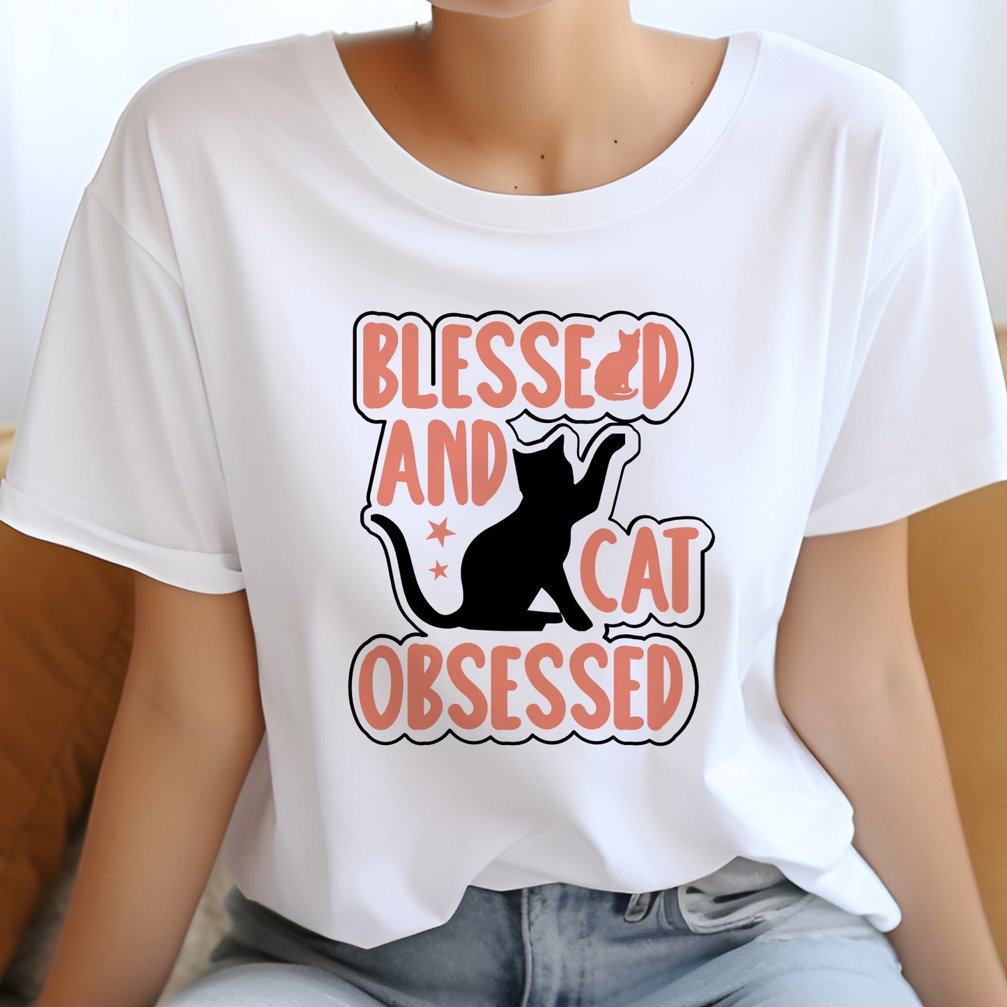 Shirt "cat obsessed"