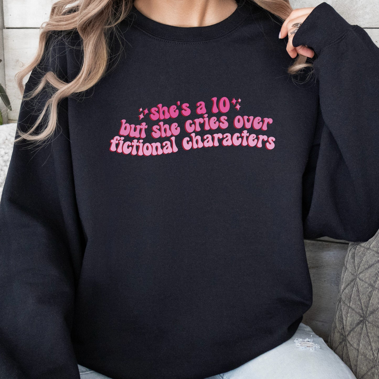 Sweatshirt "she's a 10"