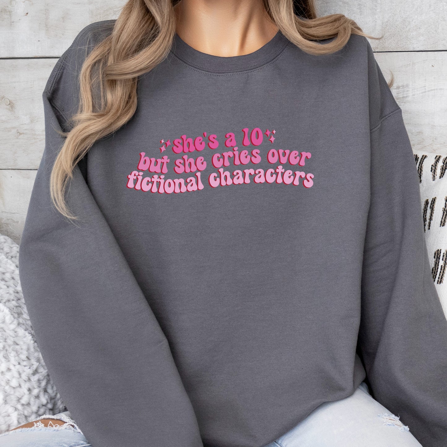 Sweatshirt "she's a 10"
