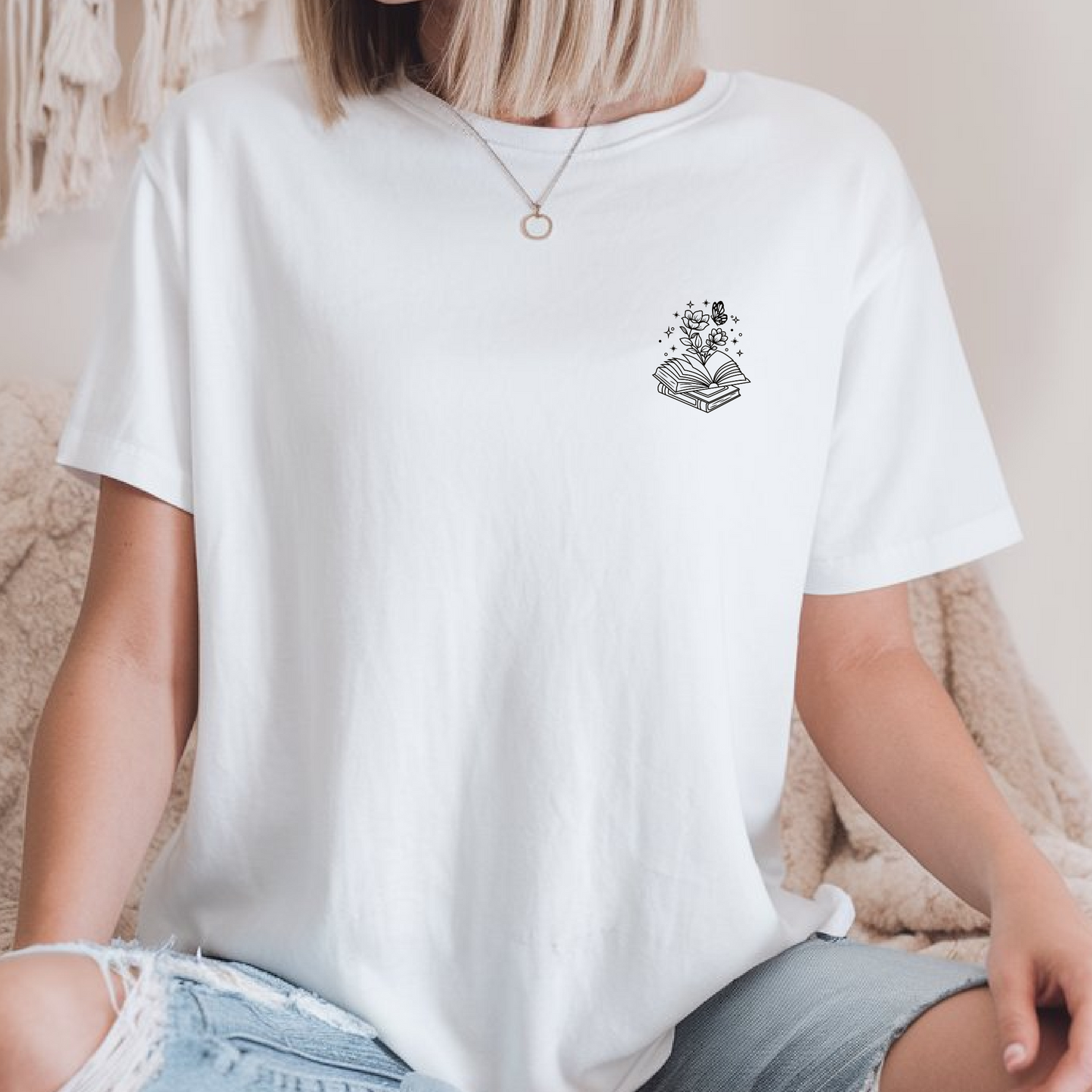 Shirt "Fiction over reality"