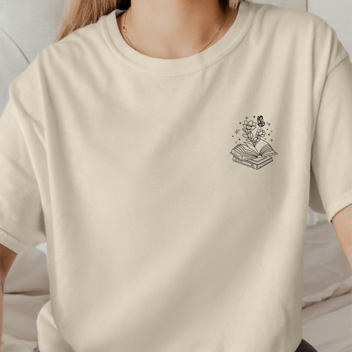 Shirt "Fiction over reality"