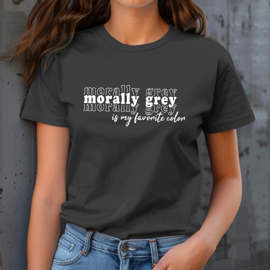 Shirt "Morally Grey"
