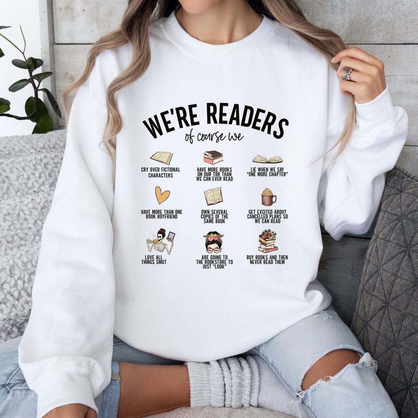 Sweatshirt "We're Readers"
