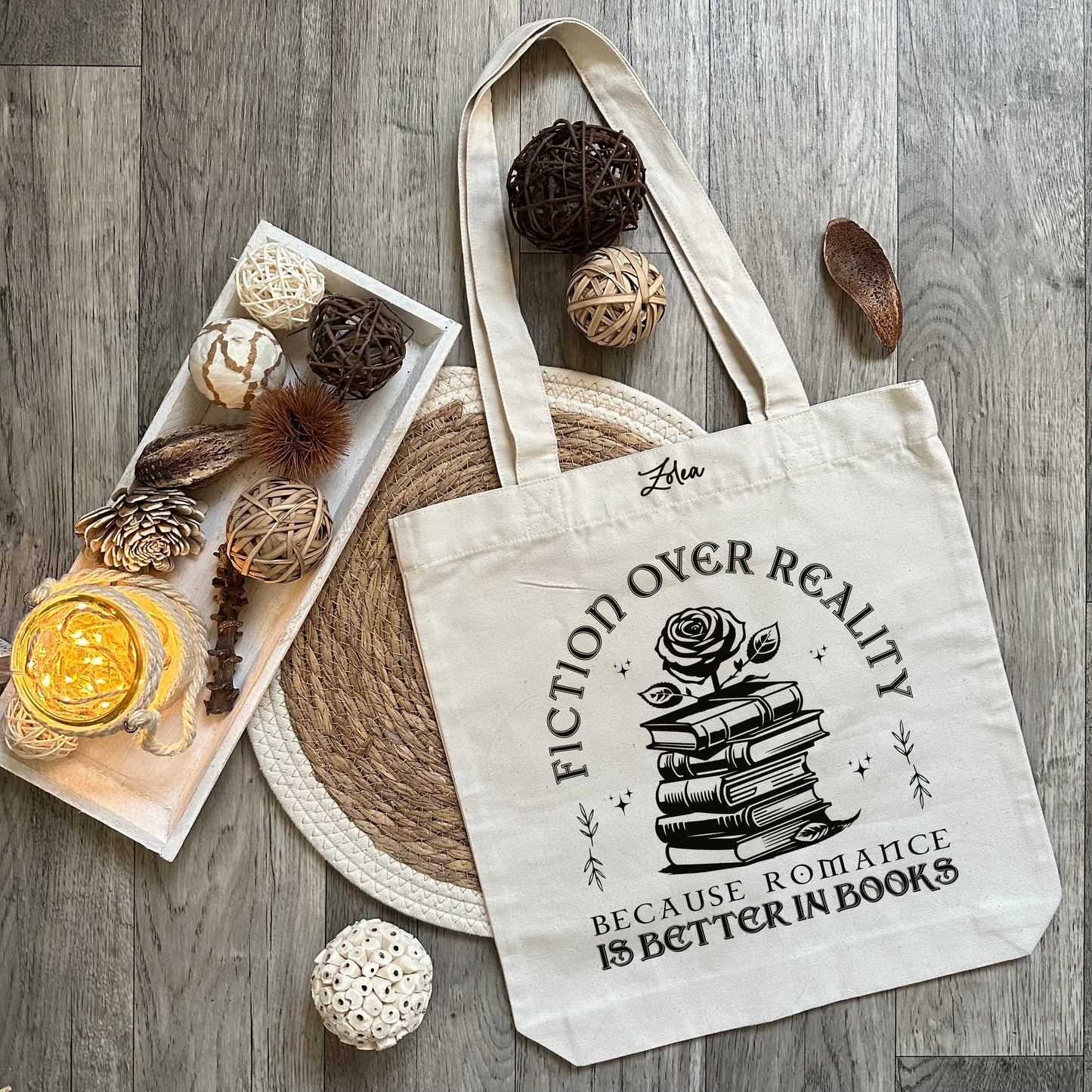 Tote Bag "Fiction over reality"