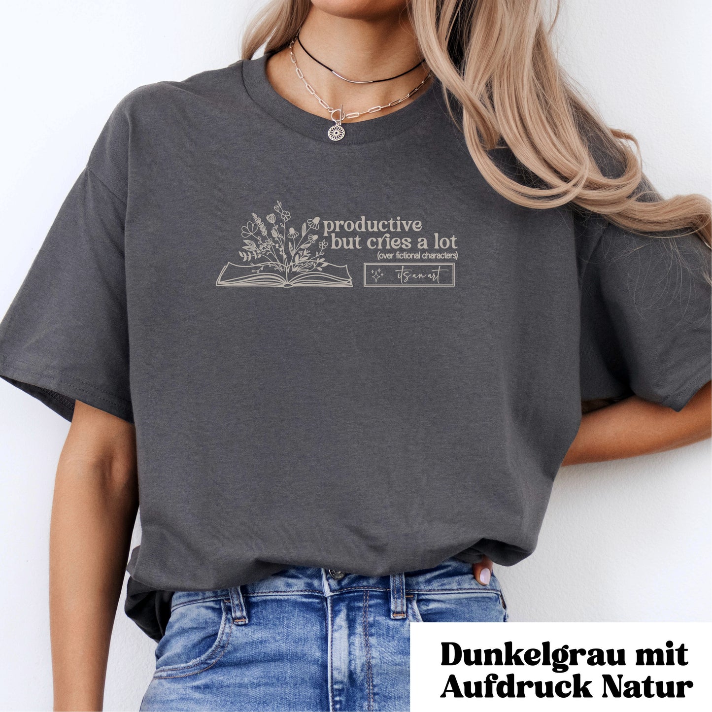Shirt "cries a lot (over fictional characters)"