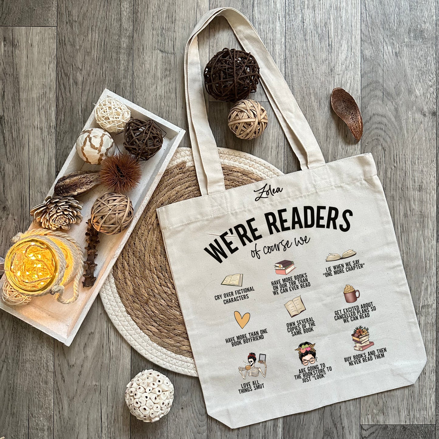 Tote Bag "We're Readers"