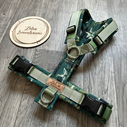 SOFORTKAUF Y-Geschirr "Camo Stars" Größe M