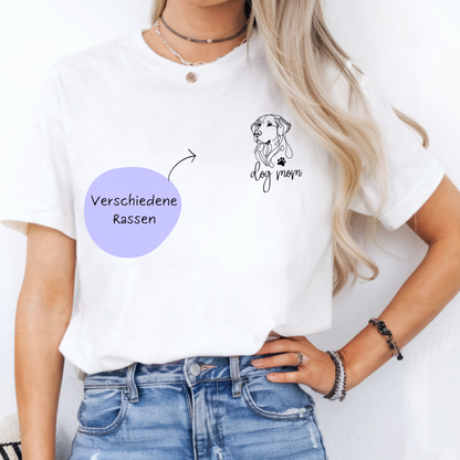 Shirt "Dog Mom" PERSONALISIERT