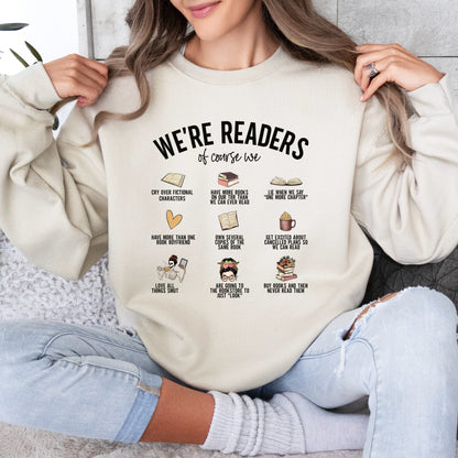 Sweatshirt "We're Readers"