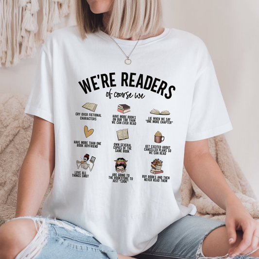 Shirt "We're Readers"